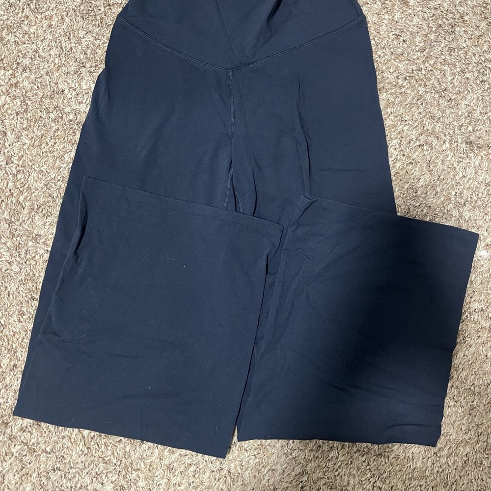 Old Navy Navy Blue Active Wide-Leg Pants